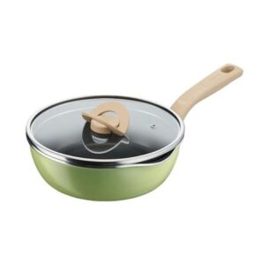 กระทะลึกพร้อมฝา 22 ซม. TEFAL ONE PICK POT PAN สีเขียว