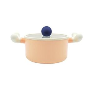 หม้อ 18 ซม. LOCKNLOCK ROLLING POP IH สีส้ม